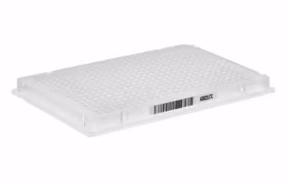 Plaque MICROAMP optique code barre 384 puits x 500