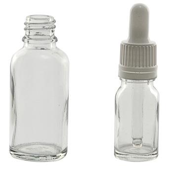 Flacon en verre col étroit, DIN-18, 100 ml x 70