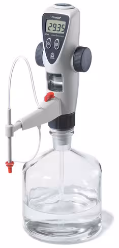 Burette adaptable sur flacon titrette 50 ml avec liaison rs 232