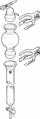 Flash chromatography column 100 ml 28/1