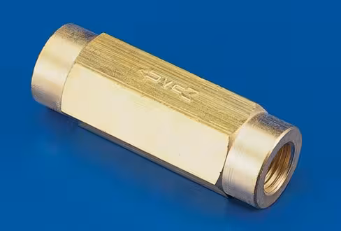 Check valve brass 1/4in.-nptf to 1/4in