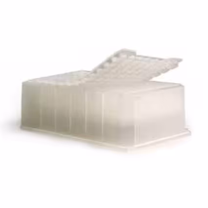 Tampons d étanchéités perçables, 96 puits 8 mm silicone x 50