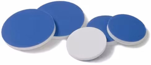 8 mm blue faced white silicone sept x 100
