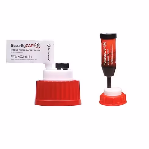 Bouchon de sécurité securitycap filtre pour phase mobile filtre d échappement 6 mois filetage 1/4in-28 x 10