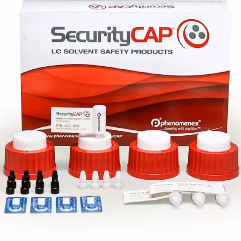Bouchon de sécurité securitycap déchets kit de démarrage bouchon à 5 ports din60/61 et filtre d échappement 6 mois