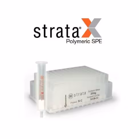 Cartouche spe strata-x-a 33 µm polymeric strong anion µelution plaque 96 puits, 2 mg / puits