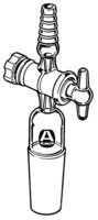 Aldrich stopcock adapter 2 mm bore PTFE
