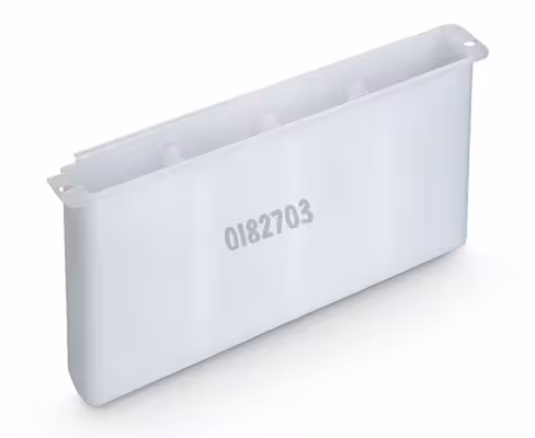 Bac 120 ml codes à barre inclus dans le carton sans couvercle emballage unitaire x 12