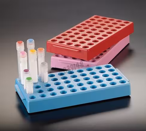 Portoir cryovial bleu