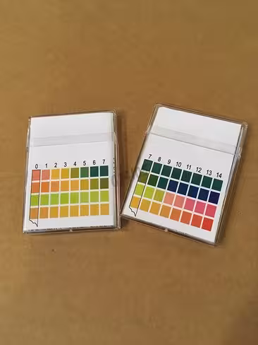 Papier ph languette 6 x 80 mm 1-14 x 100