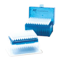 Pointe de pipette 1250 µl longue à filtre barrière ART stérile rack à charnière x 768