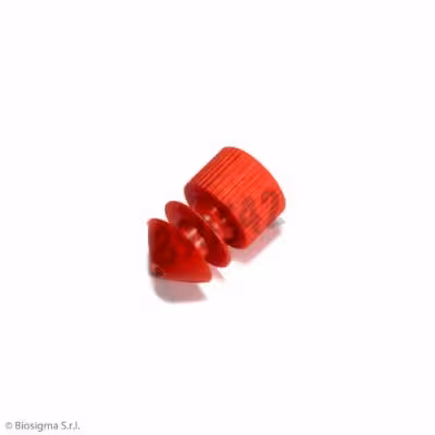 Bouchon à ailettes PE Pour Tube Ø 11/12 mm Rouge x 1000