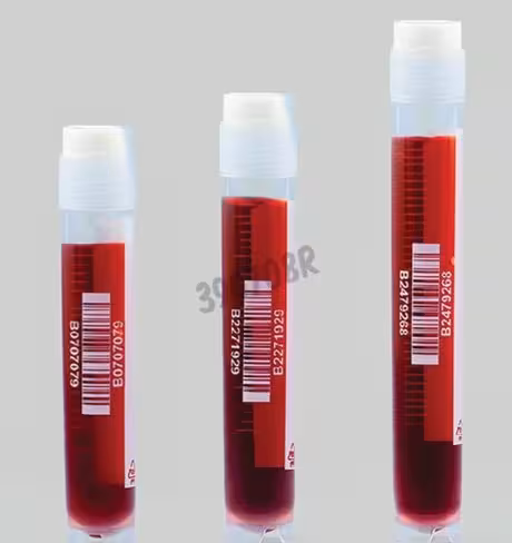 Cryotube CLEARLINE 2 ml jupe cap interne rouge stérile x 50