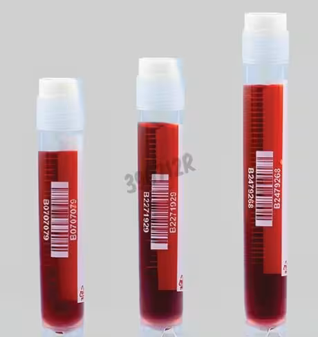Cryotube CLEARLINE 5 ml jupe cap interne rouge stérile x 50