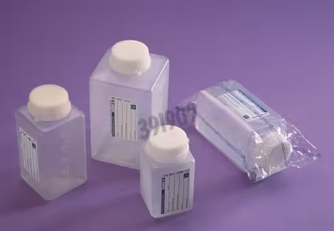 Flacon PET 250 ml Ø 50 mm hauteur 115 mm stérile emballage individuel x 216