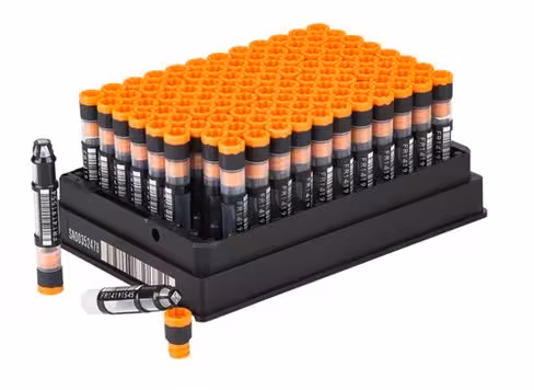 Rack HighBase Rack-96 with Jacket Standard Profile LidLock, for1,0 ml Jacket Tube with Ext bouchon à vis1,3 ml x 10