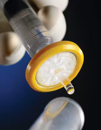 Filtre seringue millex, membrane pvdf, stérile, porosité 0,22 µm diamètre 33 mm, CE, app. médicale, embouts FLL/MLS,