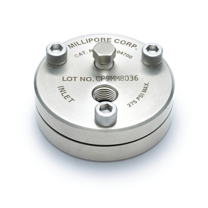 Support filtre 47 mm acier inoxydable