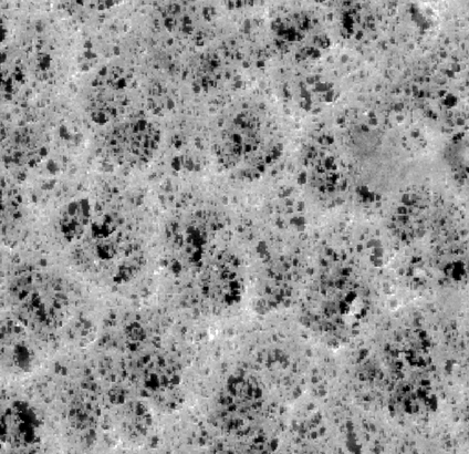 Membrane en pvc 5,0 µm 25 mm blanche unie x 100