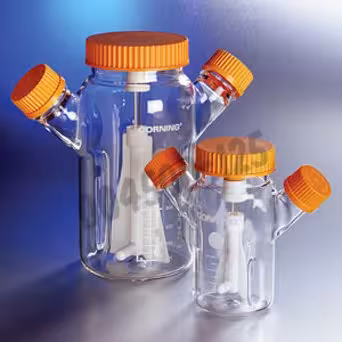 Flacon Spinner complet monté 125 ml 2 bras latéraux en angle ouverture centrale 70 mm Ø bras 32 mm