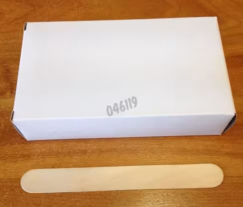 Abaisse-langue en bois adulte 180 x 18 x 2 mm x 100