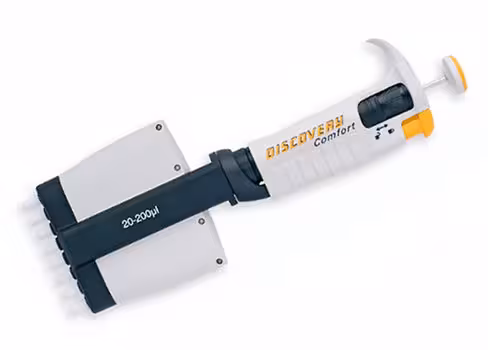 Pipette discovery comfort multi-canaux 12 canaux dv10 1 - 10 µl