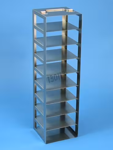 Etagère verticale 9 étages 138 x 138 x 501 mm