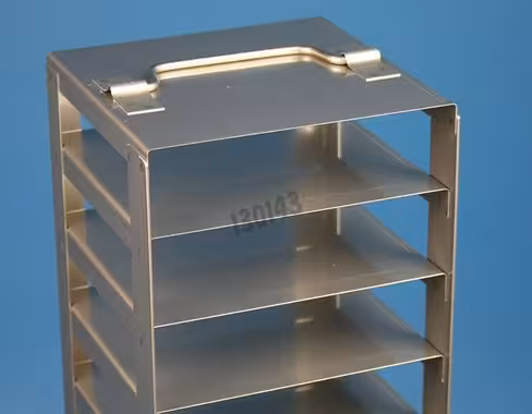 Etagère verticale 12 niveaux boîtes 130 x 130 x 37 mm