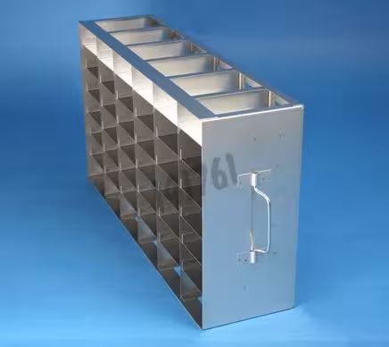 Rack horizontal 7 x 06 microplaques 86 x 128 x 39 mm 139 x 634 x 250 lxpxh mm