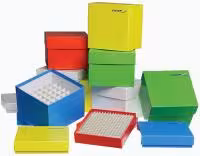 Cryoboîte jaune carton hauteur 100 mm 133 x 133 mm