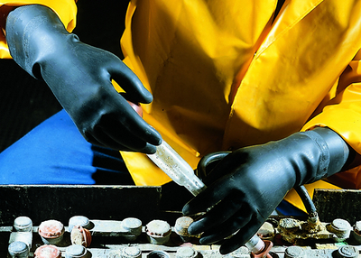 Gant technic 401 néoprène noir taille 9 x 10 paires