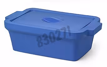 Bac à glace avec couvercle 4 l bleu