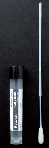 Ecouvillon stérile Regular floqué avec 2 ml de milieu CARY BLAIR x 100