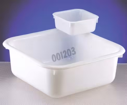 Cuvette ronde 4,5 l LDPE blanc