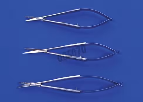 Ciseaux courbés pointus arrondis longueur 12 cm