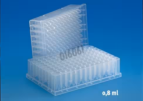 Plaque 96 puits naturel 0,8 ml x 50