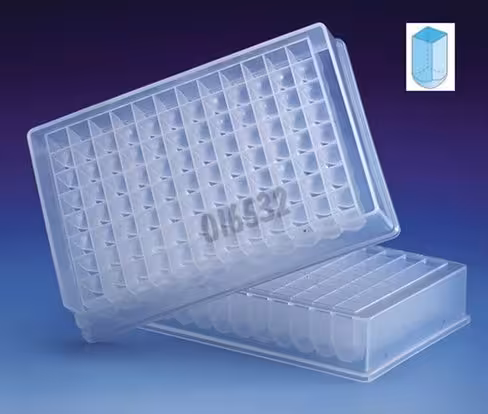 Plaque Deepwell 1,2 ml profil bas carré x 50