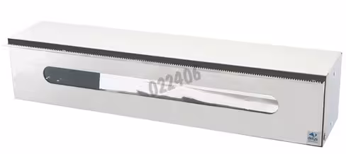 Dérouleur inox mural pour rouleau film ou aluminium larg. 30-50 cm