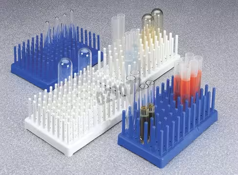 Portoir picots PP Ø 17 mm blanc x 2