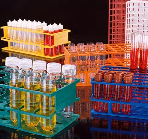 Portoir Unwire demi-rack pour 3 x 3 tubes Ø 30 mm blanc