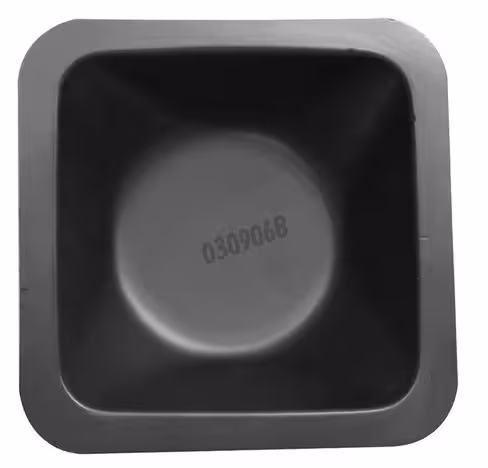 Nacelle de pesée PS 7 ml 40 x 40 mm antistatique carré noir x 500
