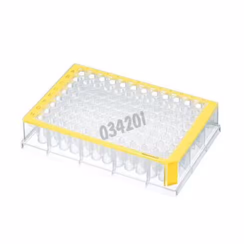 Deepwell plate 96/500 µl Emballage standard Standard Jaune 40 plaques 5 sachets de 8