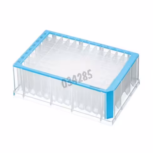 Deepwell plate 96/2000 µl emballage standard standard bleu 20 plaques 5 sachets de 4
