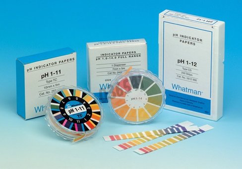 Bandelette papier ph 5,2-6,8 largeur 11 mm longueur 100 mm x 200