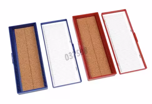 Boîte pour 50 lames rouge