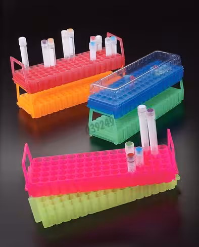 Portoir PP PCR Unirack PCR bleu