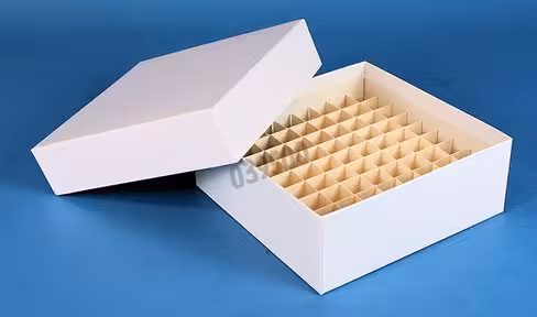 Boîte carton 81 cases 130 x 130 mm hauteur 50 mm x 48