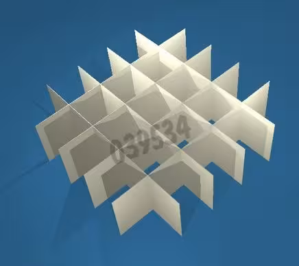 Séparateur 5 x 5 hauteur 40 mm