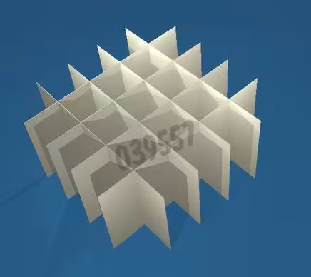 Séparateur 5 x 5 hauteur 65 mm