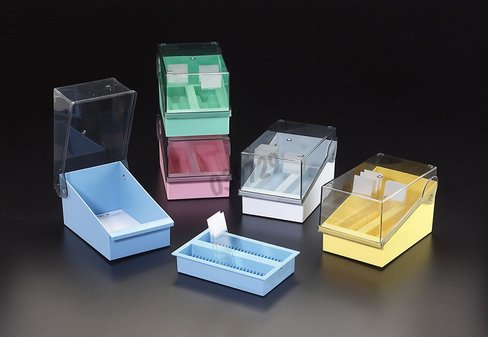 Boîte de rangement Lames pm jaune